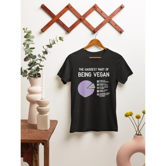 Vegan Protein Joke Tee, Funny Vegan Shirt - Picture 1 of 4